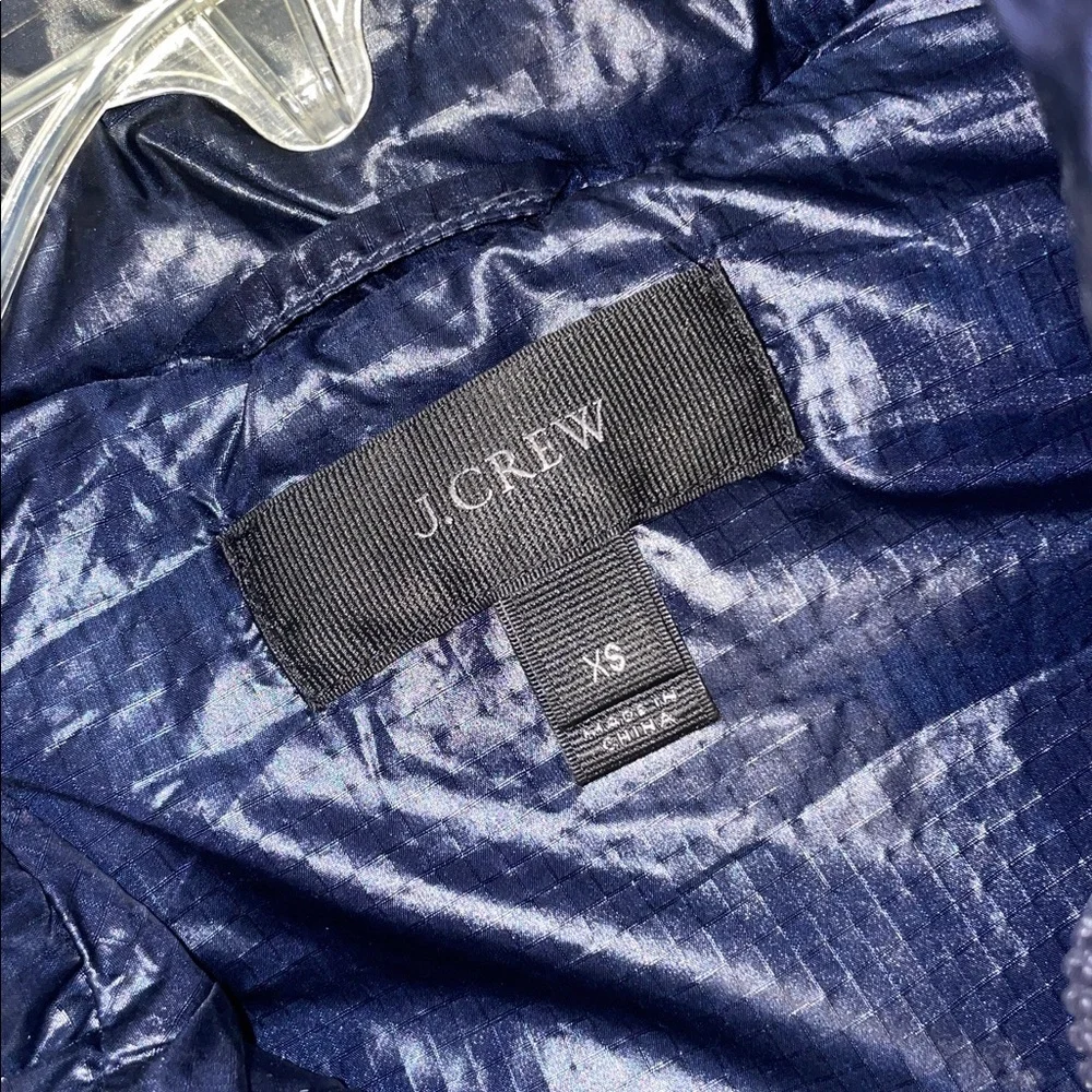 J. Crew Midnight Blue Quilted Vest
